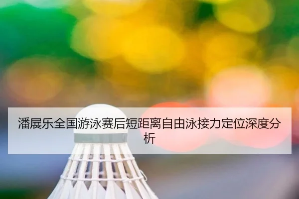 潘展乐全国游泳赛后短距离自由泳接力定位深度分析